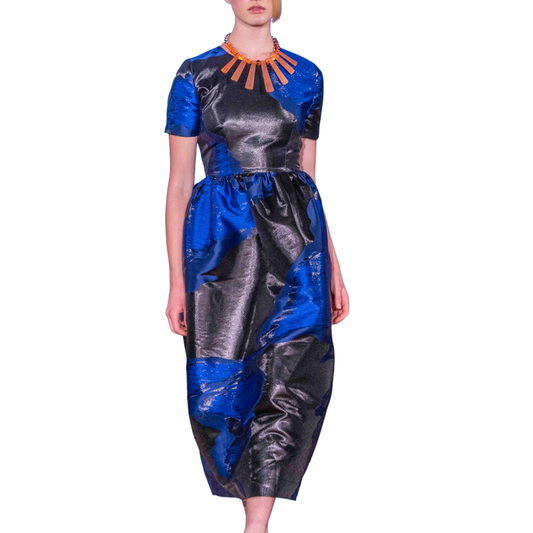 Brocade Tank Midi Dress