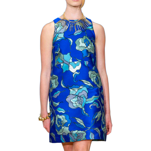 Tiffany Brocade Shift Dress