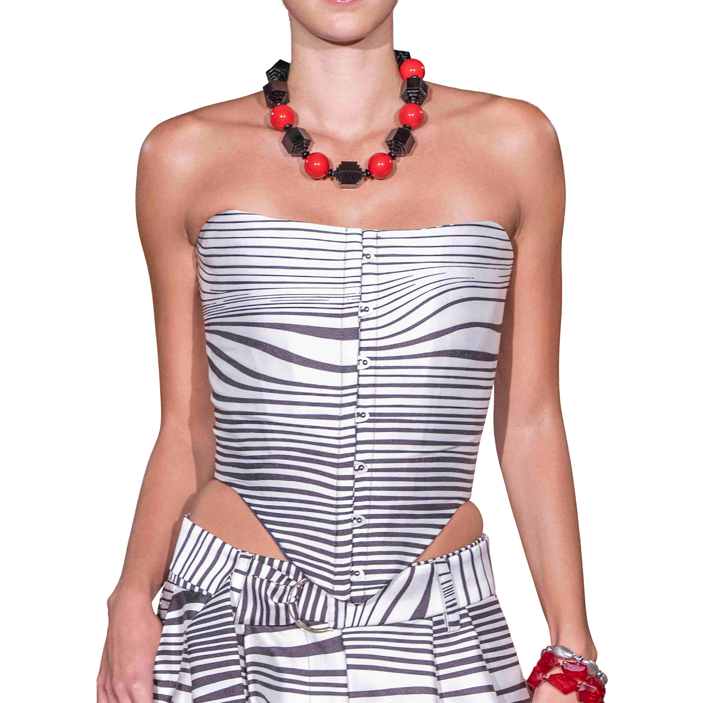 Zebra Print Corset