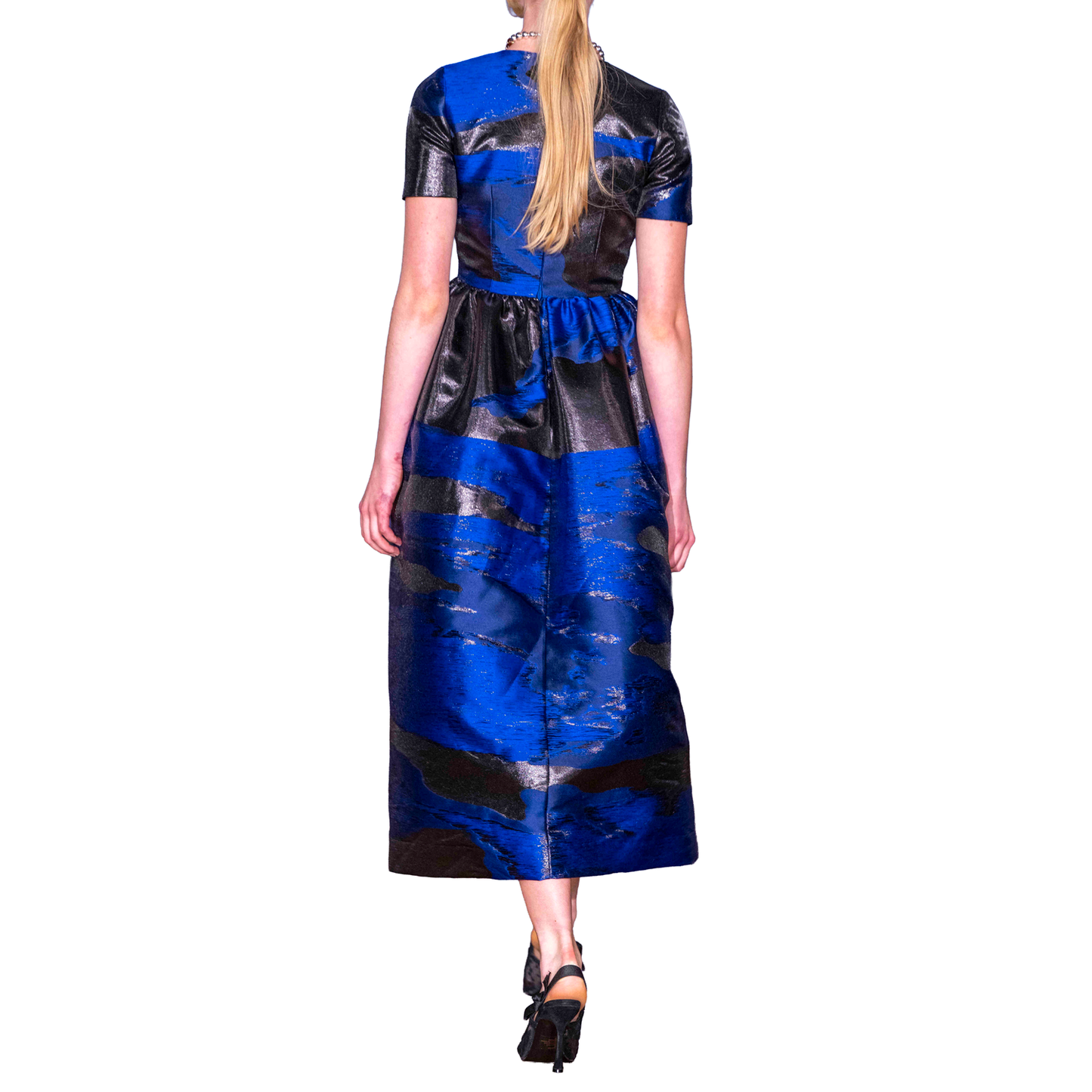 Brocade Tank Midi Dress