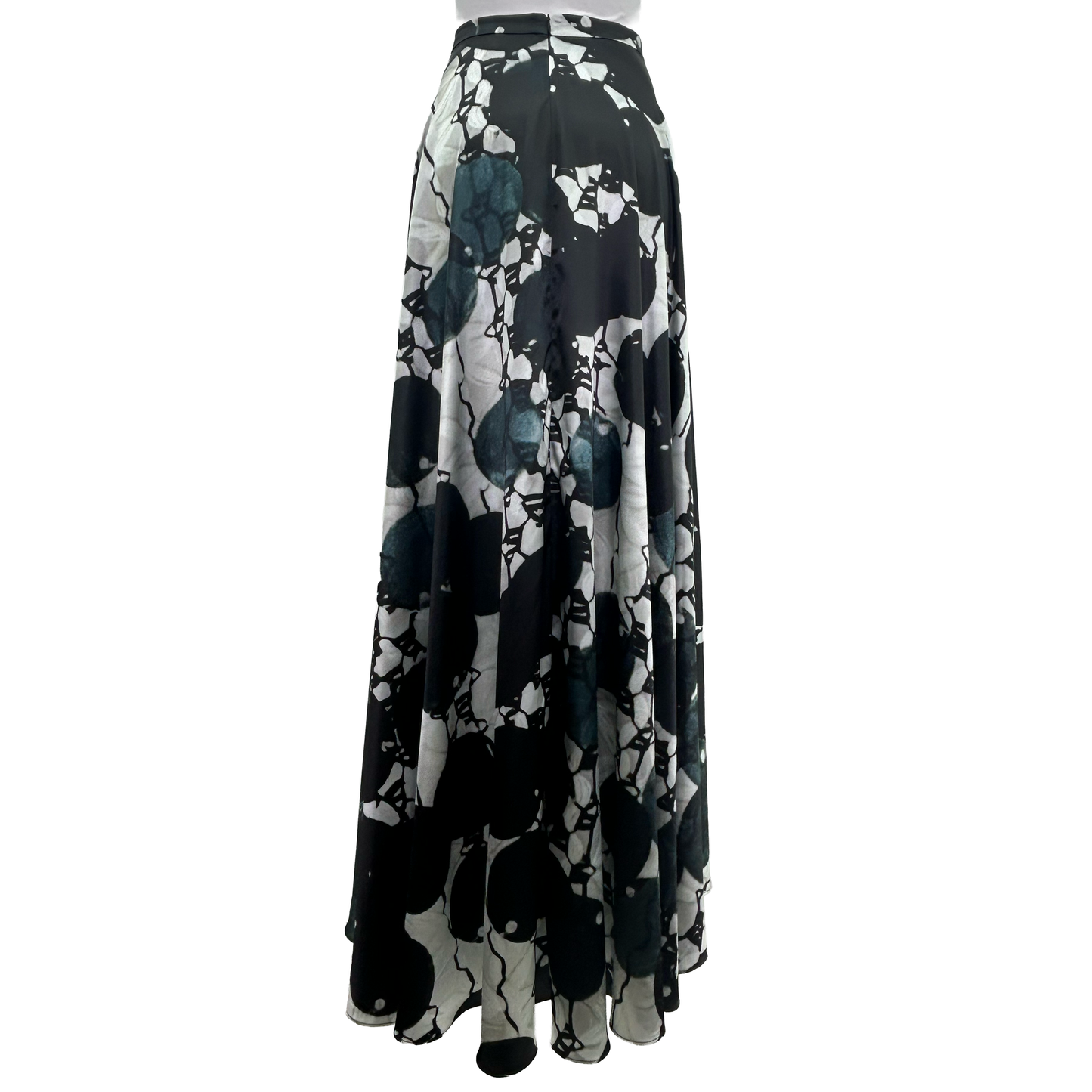 Dot Print Maxi Skirt