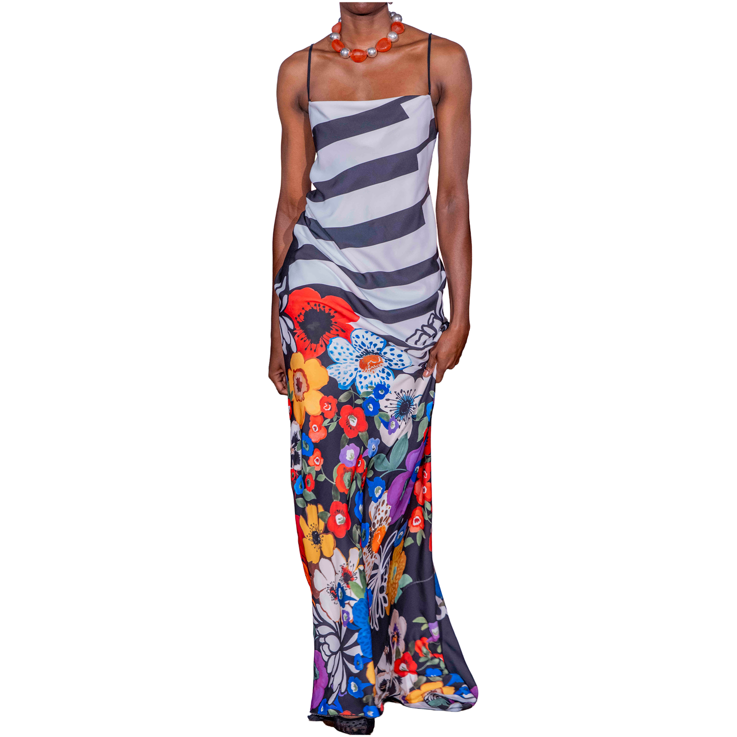 Mod Floral Bias Dress