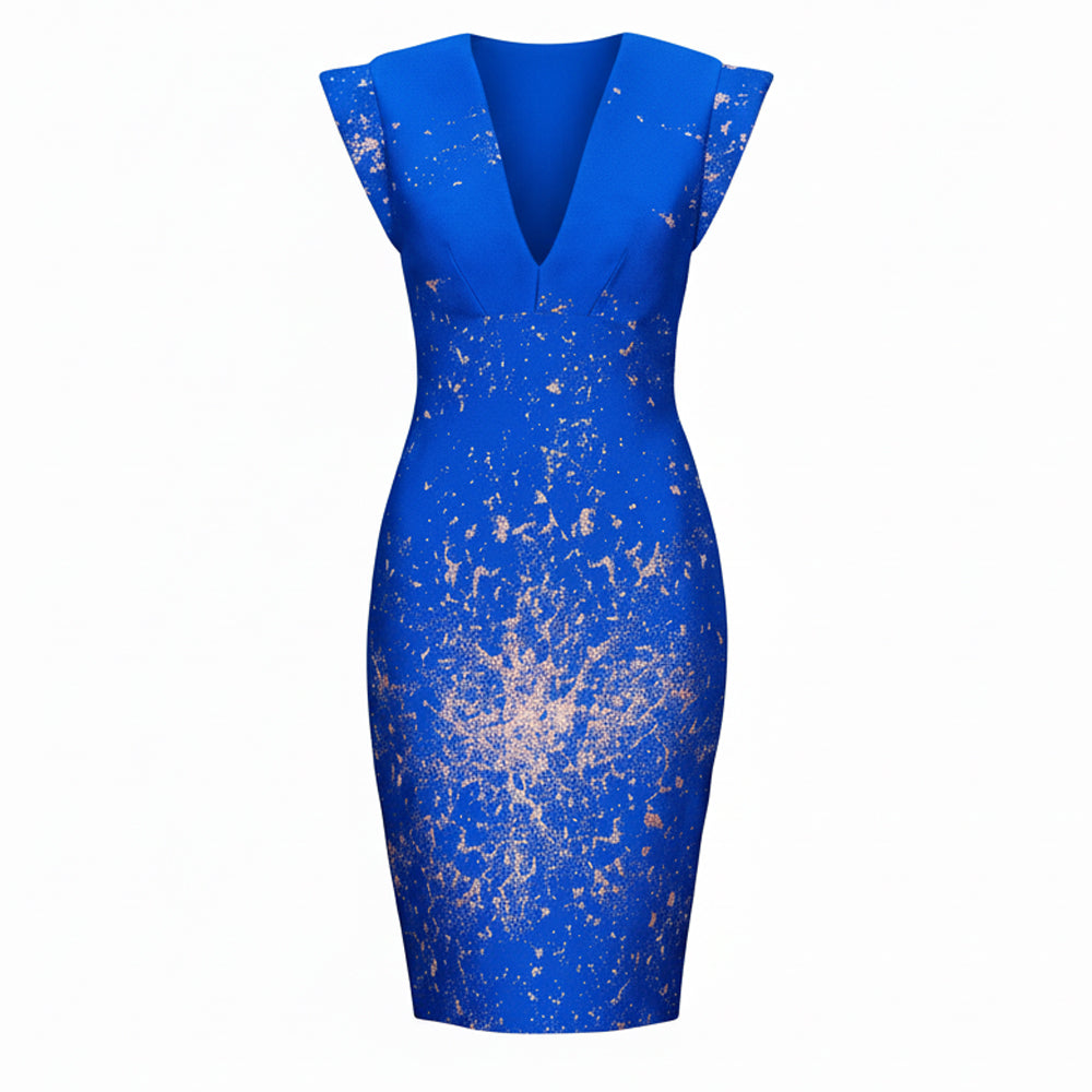 Brocade Bodycon Dress