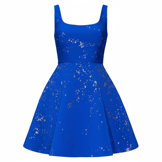Brocade Skater Dress