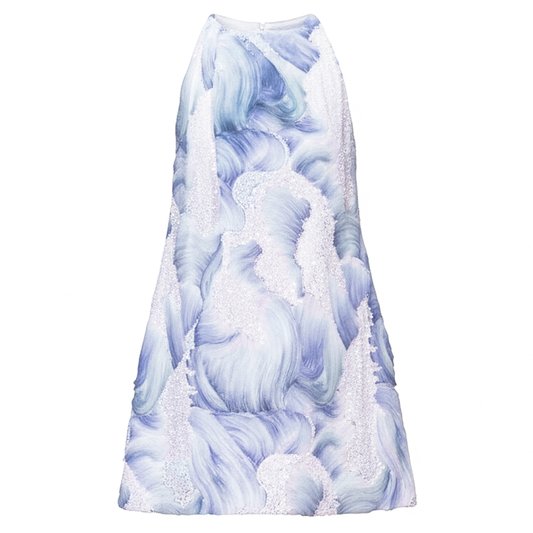 Sky Soutache Stash A-Line Dress