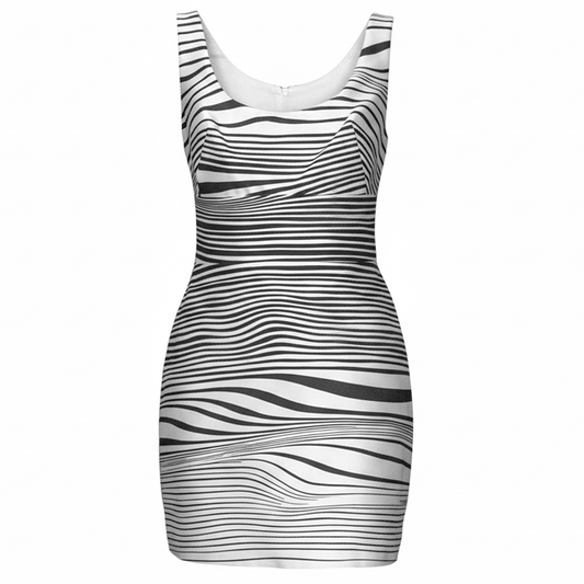 Zebra Print Tank Dress